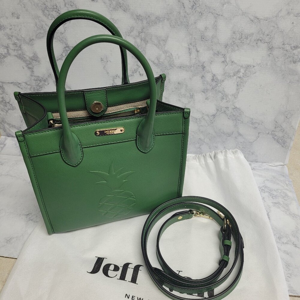 Jeff Wan Hampton Tote 22-Green & Gold
